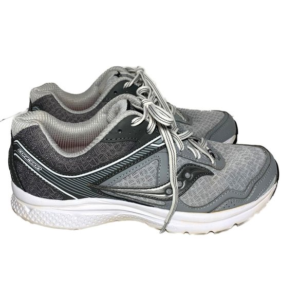 Saucony Gray Cohesion Running Shoes Size 8 - Picture 2 of 11
